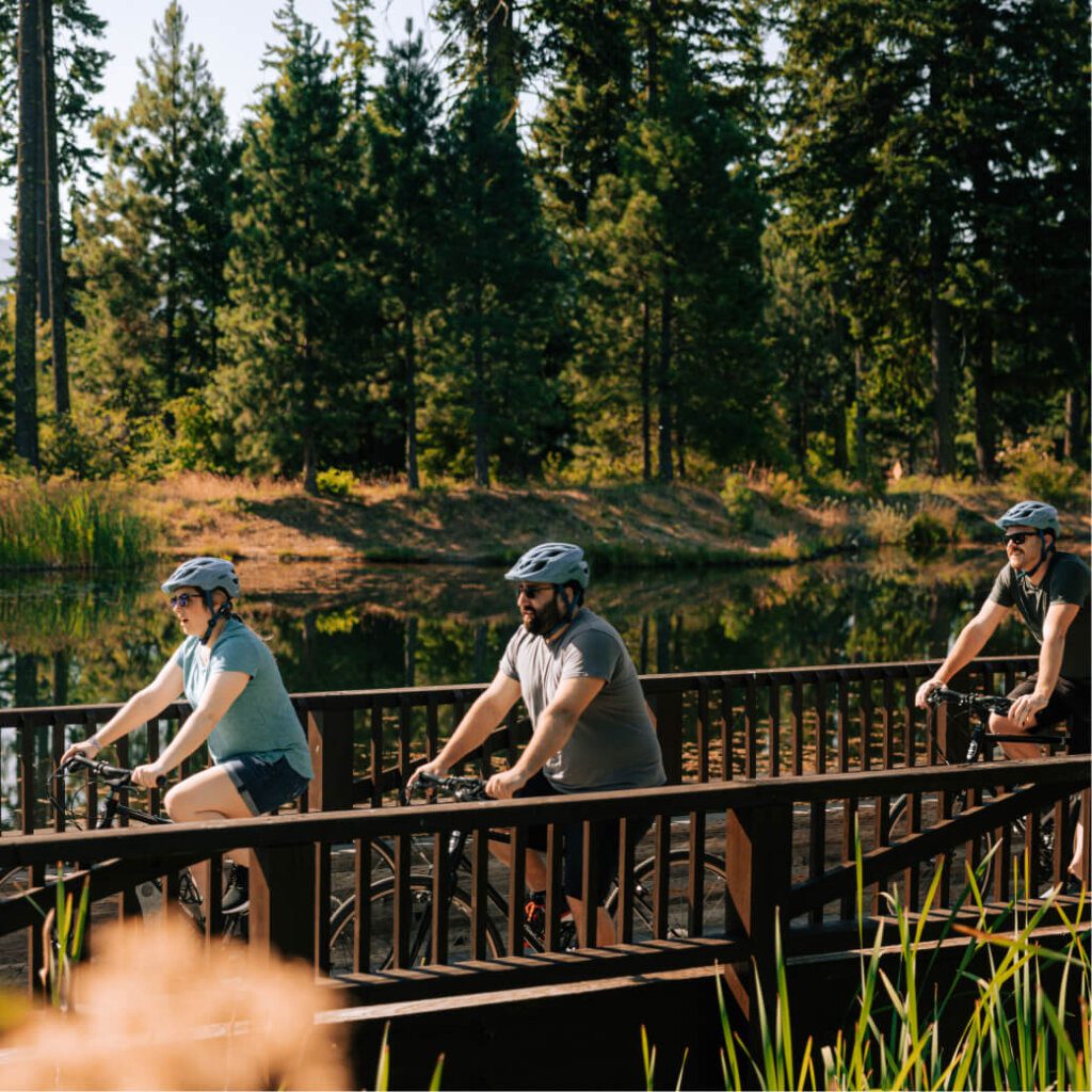 Biking at Suncadia